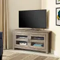 W44CCRAG Driftwood 44 Inch Corner TV Stand
