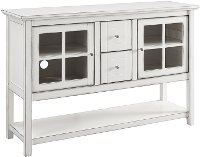 Antique White 52 Inch Buffet TV Stand-4