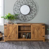 Barnwood 58 Inch Rustic TV Stand