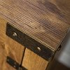 Barnwood 58 Inch Rustic TV Stand-4