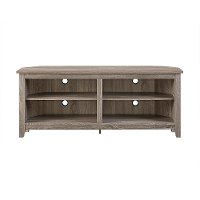 58 Inch Driftwood Corner TV Stand-2