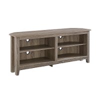 58 Inch Driftwood Corner TV Stand-3