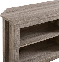 58 Inch Driftwood Corner TV Stand-4