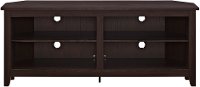58 Inch Espresso Brown Corner TV Stand-3