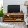 58 Inch Transitional Barnwood TV Stand