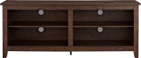 58 Inch Transitional Walnut Brown TV Stand-2