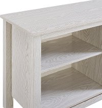 Antique White 58 Inch Transitional TV Stand-4