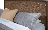 KIT Rustic Modern Mahogany and Copper Full Size Bed - Penny-2