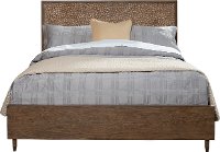 KIT Rustic Modern Mahogany and Copper Full Size Bed - Penny-3