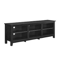 Modern 70 Inch Black TV Stand-2