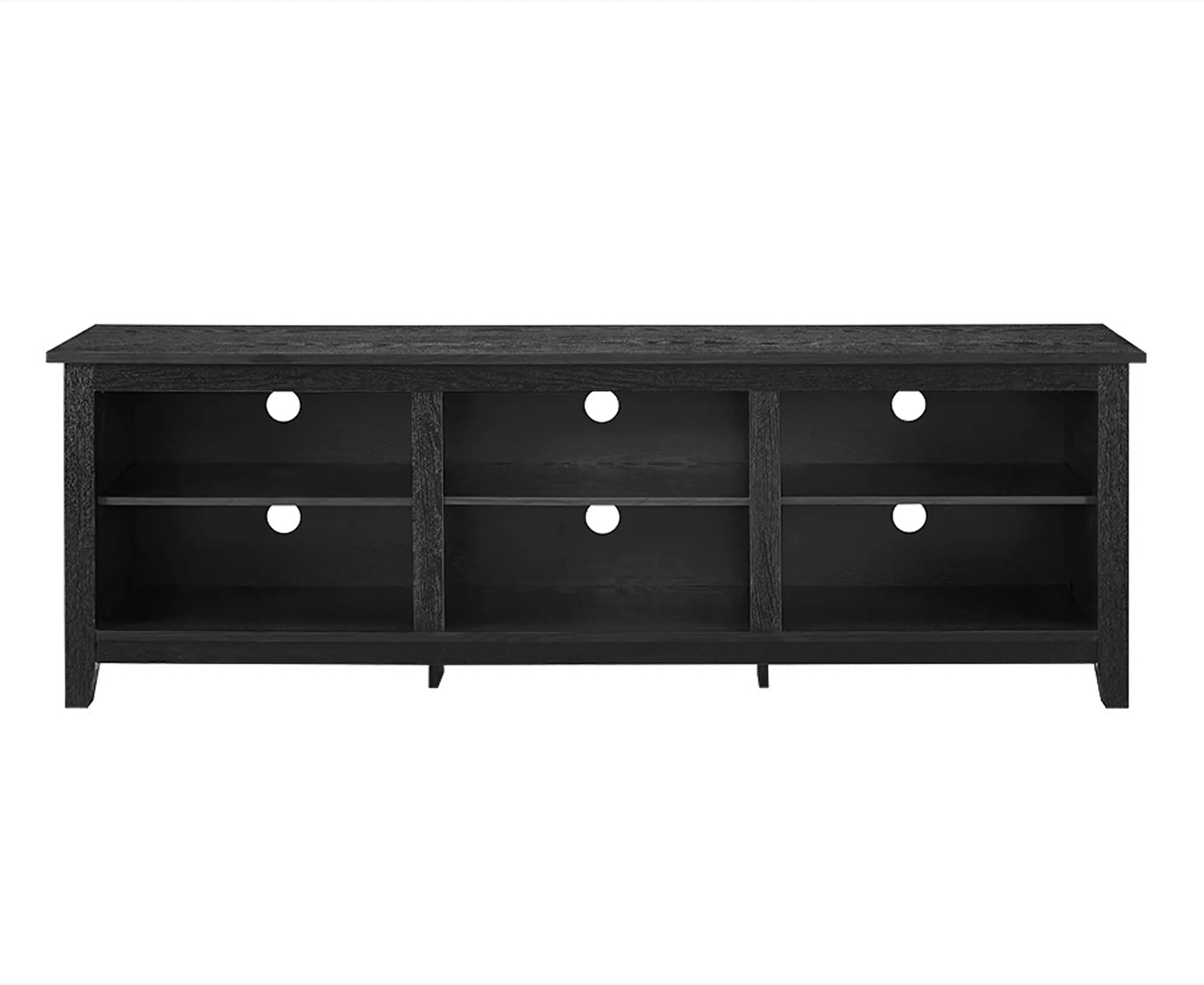 W70CSPBL Modern 70 Inch Black TV Stand-3