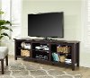 Modern 70 Inch Dark Brown TV Stand