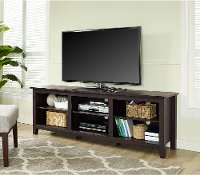 Modern 70 Inch Dark Brown TV Stand