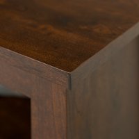 Modern 70 Inch Walnut Brown TV Stand-2