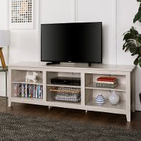 Modern 70 Inch White Wash TV Stand
