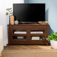 Walnut Brown 44 Inch Corner TV Stand-2