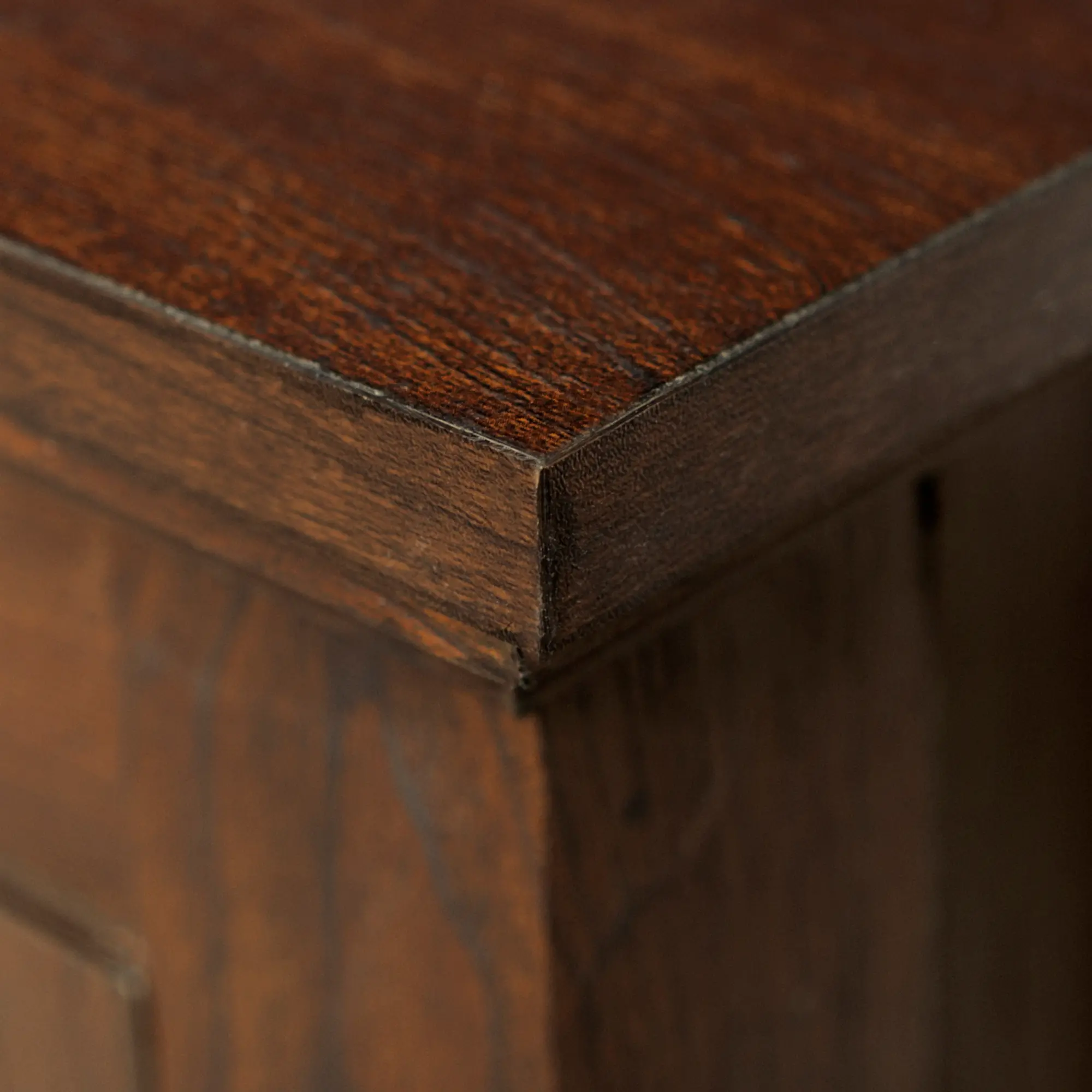 WQ44CCRTB Walnut Brown 44 Inch Corner TV Stand-3