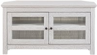 White 44 Inch Corner TV Stand-2