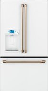 CYE22TP4MW2 Cafe Counter Depth French Door Smart Refrigerator with Hot Water Dispenser - 22.2 cu. ft., 36 Inch Matte White