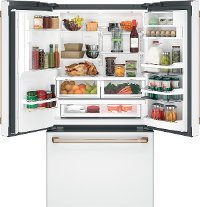 CYE22TP4MW2 Cafe Counter Depth French Door Smart Refrigerator with Hot Water Dispenser - 22.2 cu. ft., 36 Inch Matte White-2