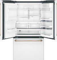 CYE22TP4MW2 Cafe Counter Depth French Door Smart Refrigerator with Hot Water Dispenser - 22.2 cu. ft., 36 Inch Matte White-4