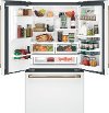 CYE22TP4MW2 Cafe French Door Refrigerator - 36 Inch White -2