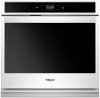 WOS51EC7HW Whirlpool 27 Inch Smart Single Wall Oven with Touchscreen - 4.3 cu. ft. White