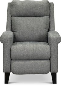 Stonewash Gray High Leg Power Recliner - Prima