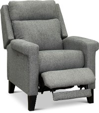 Stonewash Gray High Leg Power Recliner - Prima-2