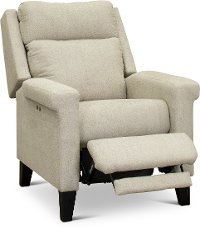 Dove Tan High Leg Power Recliner - Prima-2