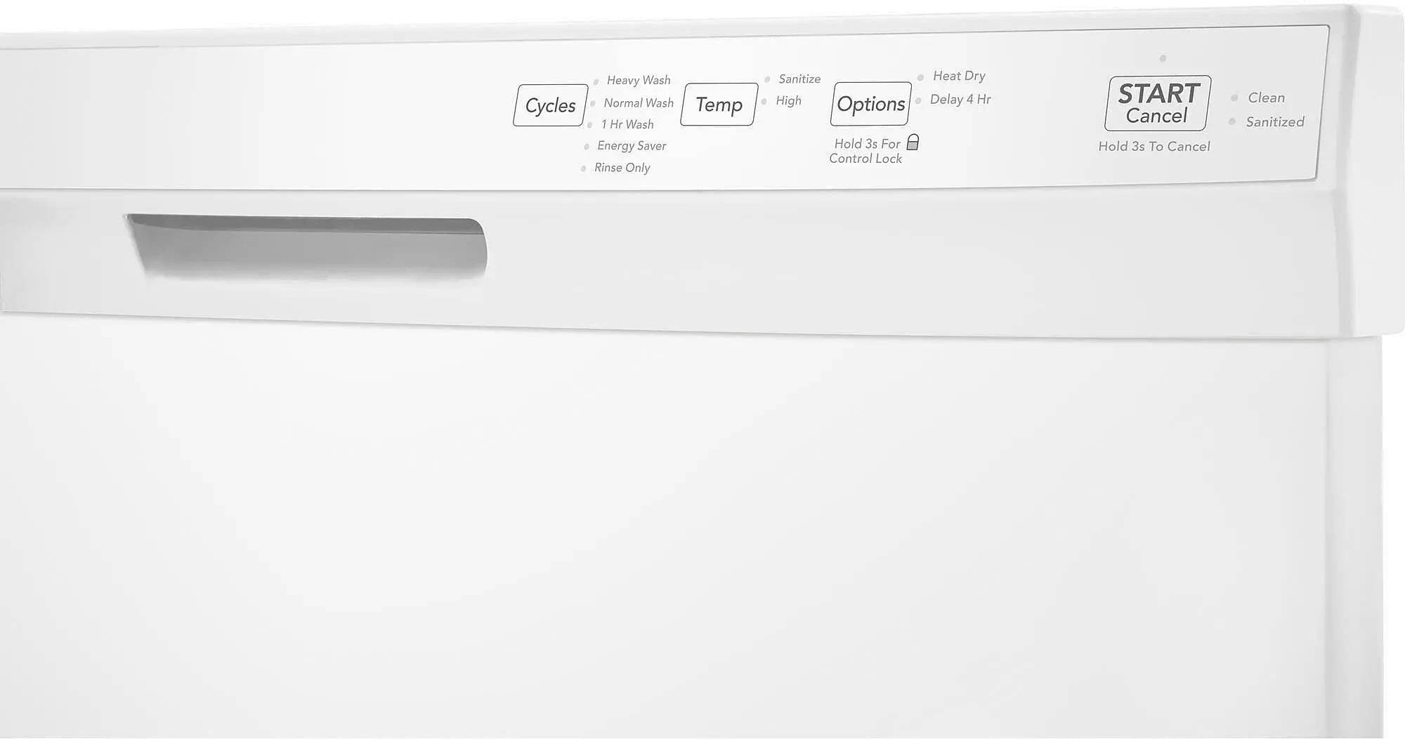 FFCD2418UW Frigidaire Front Control Dishwasher - White-3