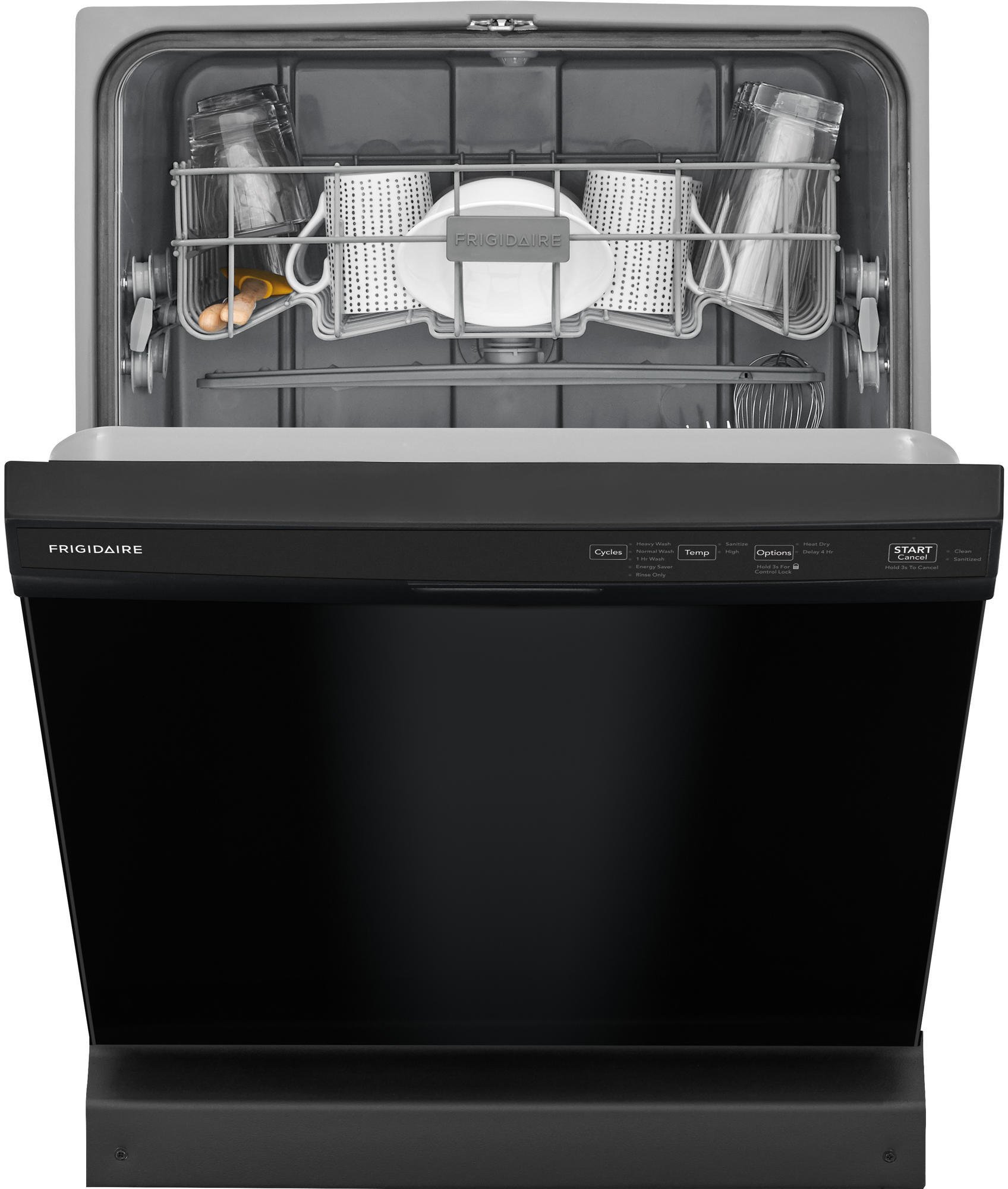 FFCD2418UB Frigidaire 24 Inch Dishwasher with Sanitize Cycle - Black-3