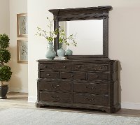 Traditional Brown Dresser - Foxhill-2