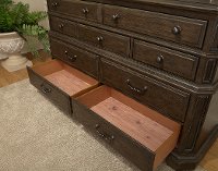 Traditional Brown Dresser - Foxhill-4