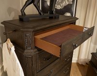 Traditional Brown Nightstand - Foxhill-2