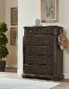 Traditional Brown Chest of Drawers - Foxhill