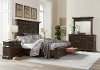 Clearance Traditional Brown 4 Piece California King Bedroom Set - Foxhill