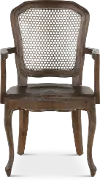 Soulan Brown Dining Room Arm Chair