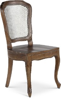 Timberwood Metal Mesh Back Dining Room Chair - Cheverny