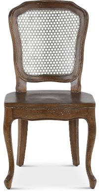 Timberwood Metal Mesh Back Dining Room Chair - Cheverny-2