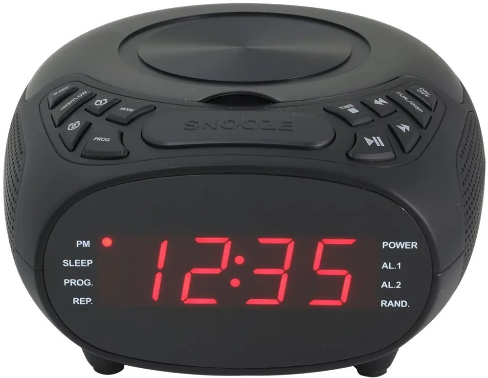 CC318B/CLOCK GPX CD Player Clock Radio -1