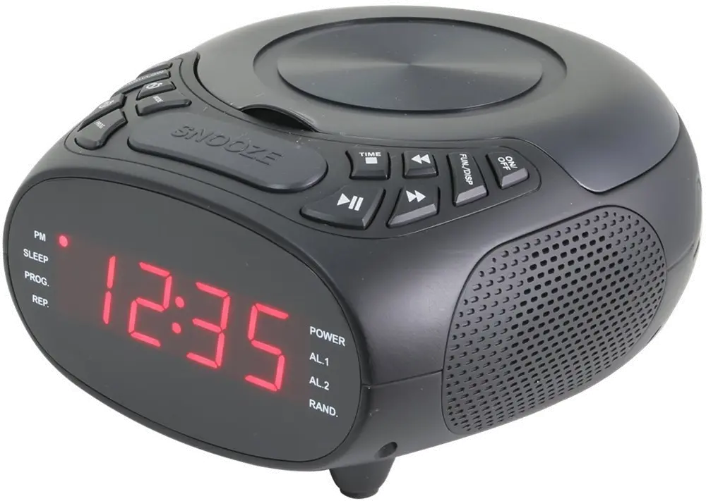 CC318B/CLOCK GPX CD Player Clock Radio -2
