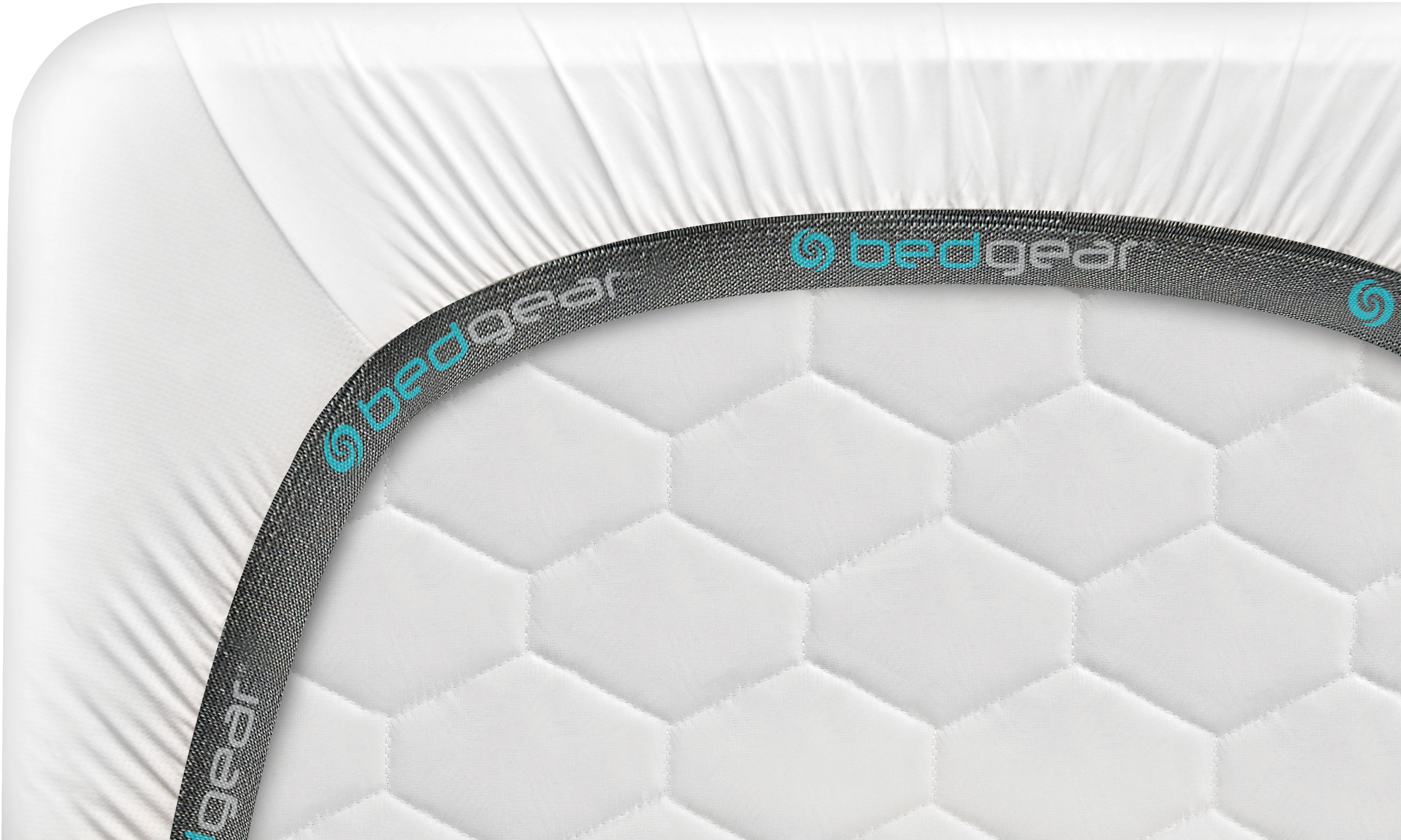 BGS21ASFD Bedgear Gray Hyper Cotton Split Cal-King Bed Sheets-5