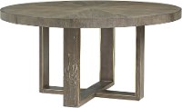 Contemporary Walnut Round Dining Table - Tango
