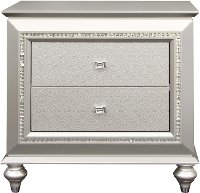 Contemporary Champagne Nightstand - Kaitlyn-1