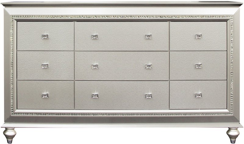 Contemporary Champagne Dresser Kaitlyn Rc Willey Furniture Store