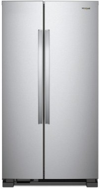 WRS315SNHM Whirlpool 36-inch Wide Side-by-Side Refrigerator - 25 cu. ft. Stainless Steel