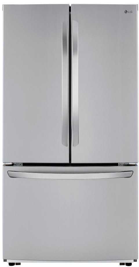 LFCC22426S LG 22.8 cu ft Counter Depth French Door Refrigerator - Fingerprint Resistant Stainless Steel-1
