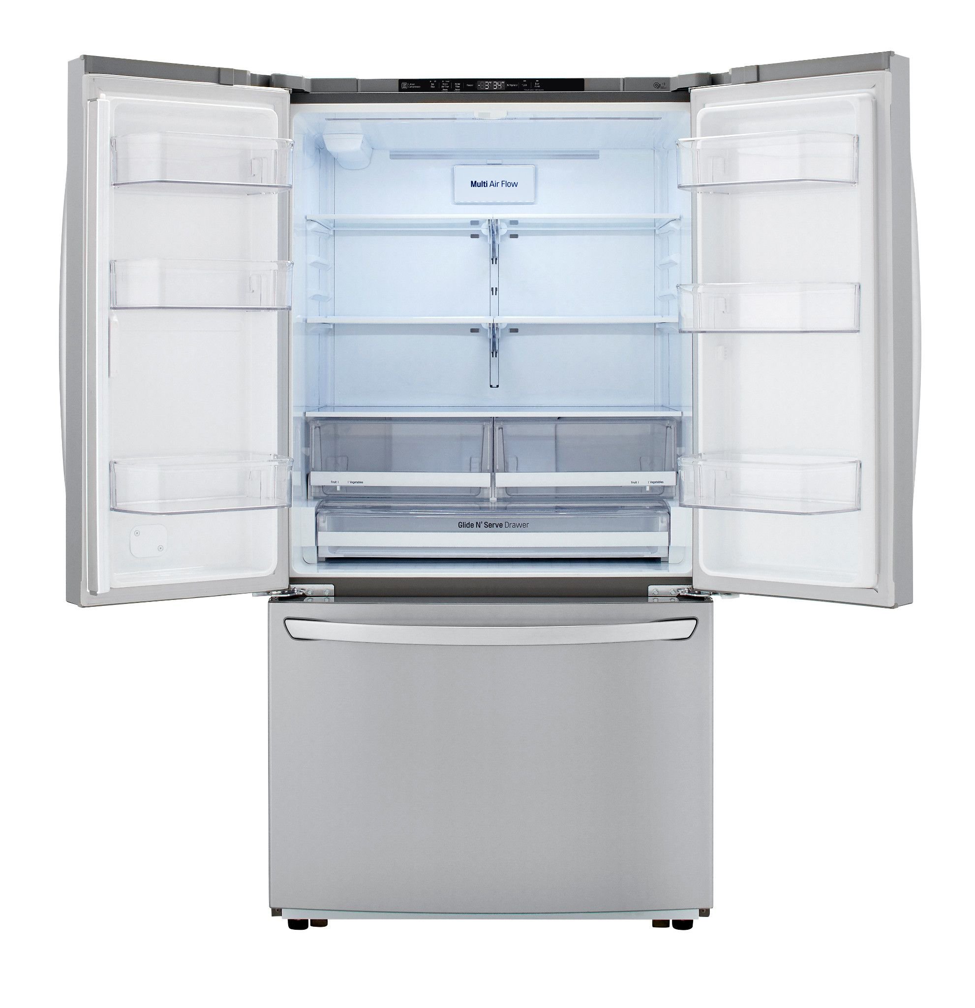 LFCC22426S LG 22.8 cu ft Counter Depth French Door Refrigerator - Fingerprint Resistant Stainless Steel-4