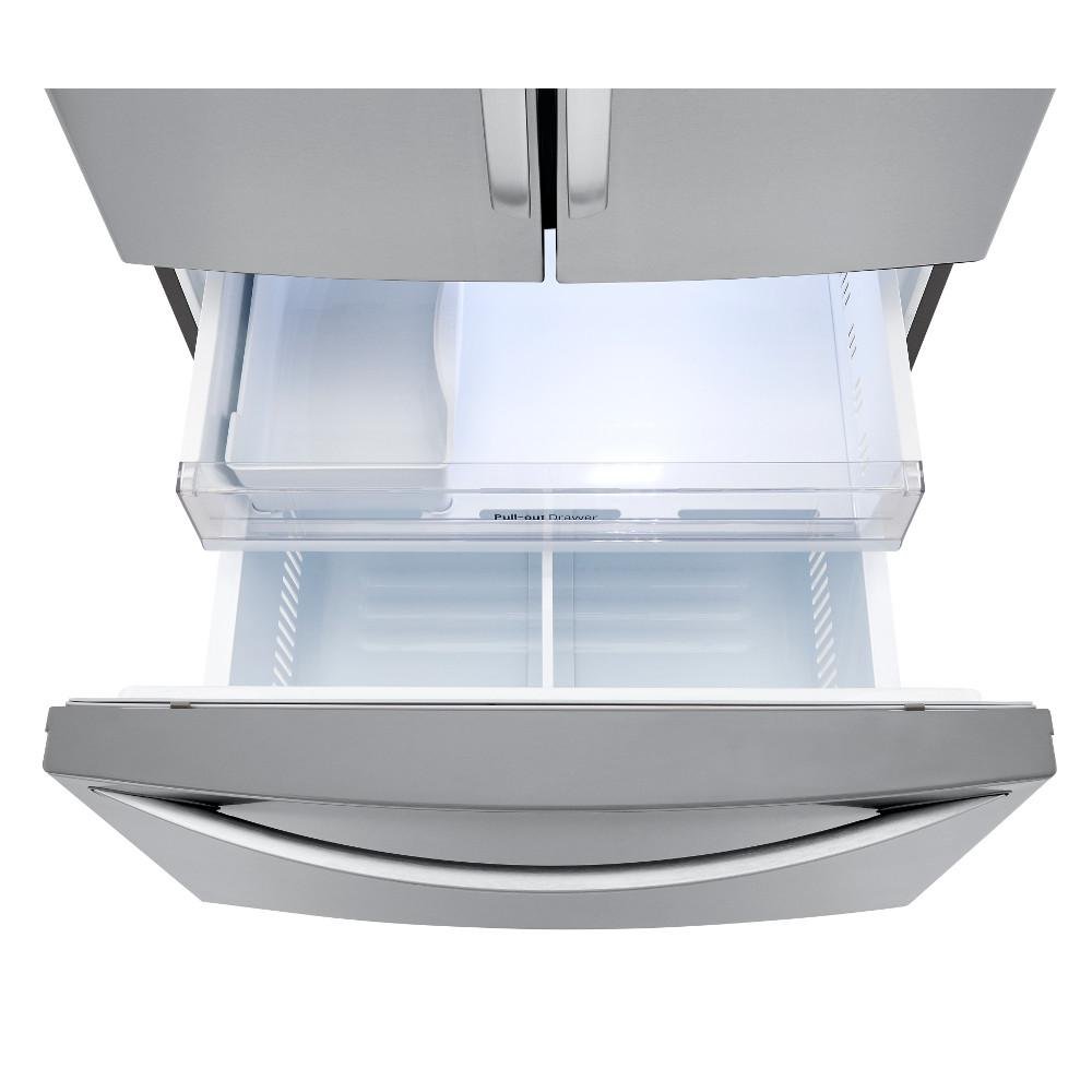 LFCC22426S LG 22.8 cu ft Counter Depth French Door Refrigerator - Fingerprint Resistant Stainless Steel-6